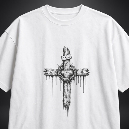 Camiseta Oversized Jesus Crucificado