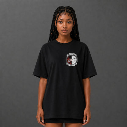 Camiseta Oversized Demon And Jesus