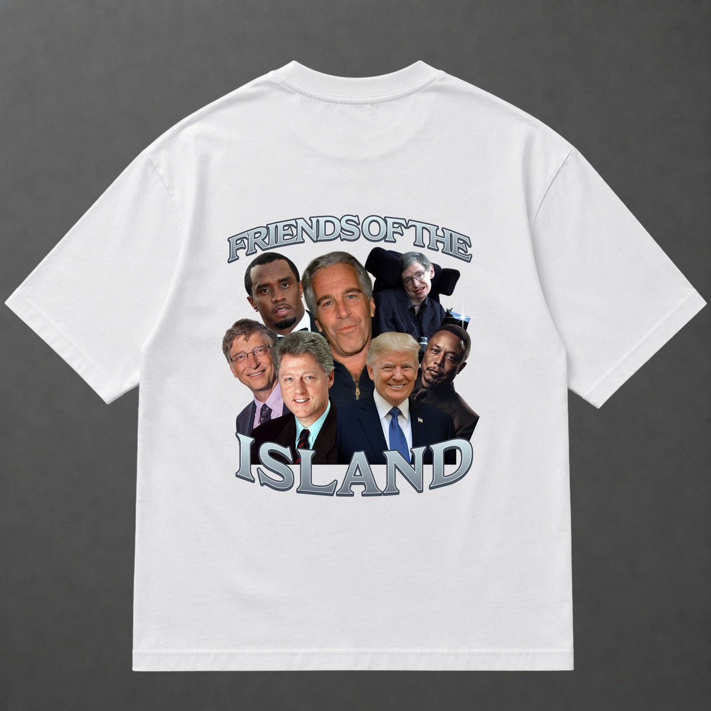 Camiseta Oversized Jeffrey Epstein