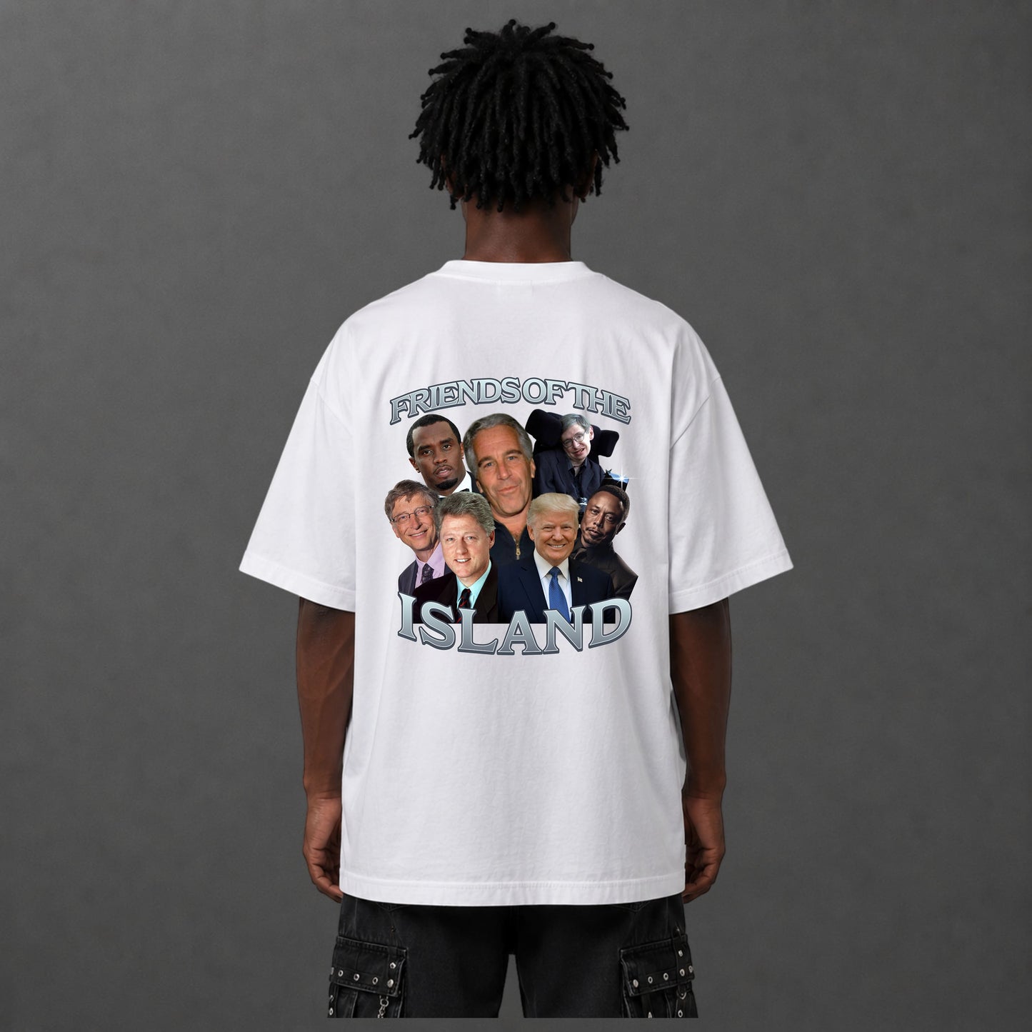 Camiseta Oversized Jeffrey Epstein