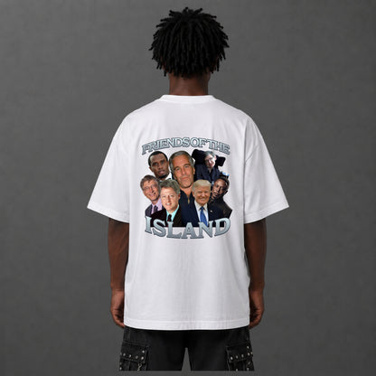 Camiseta Oversized Jeffrey Epstein