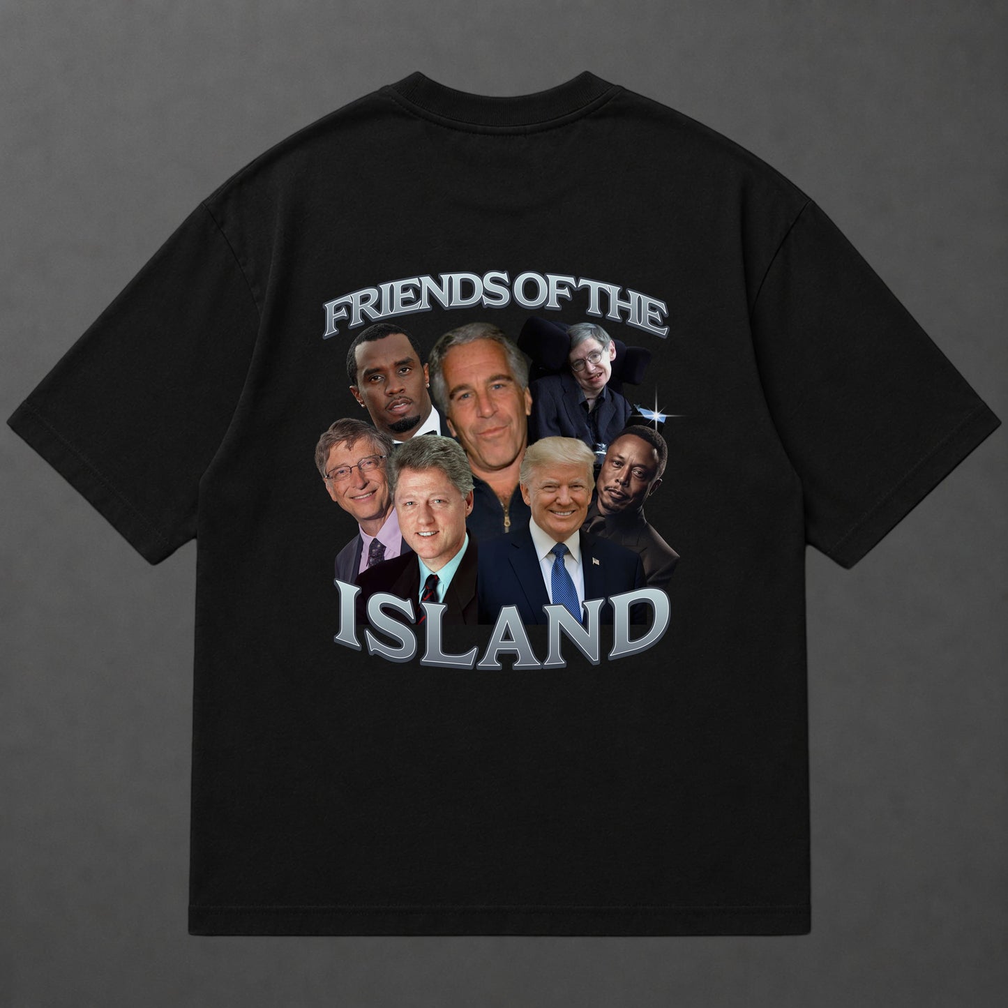 Camiseta Oversized Jeffrey Epstein