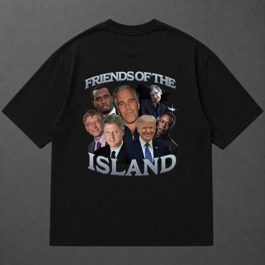 Camiseta Oversized Jeffrey Epstein
