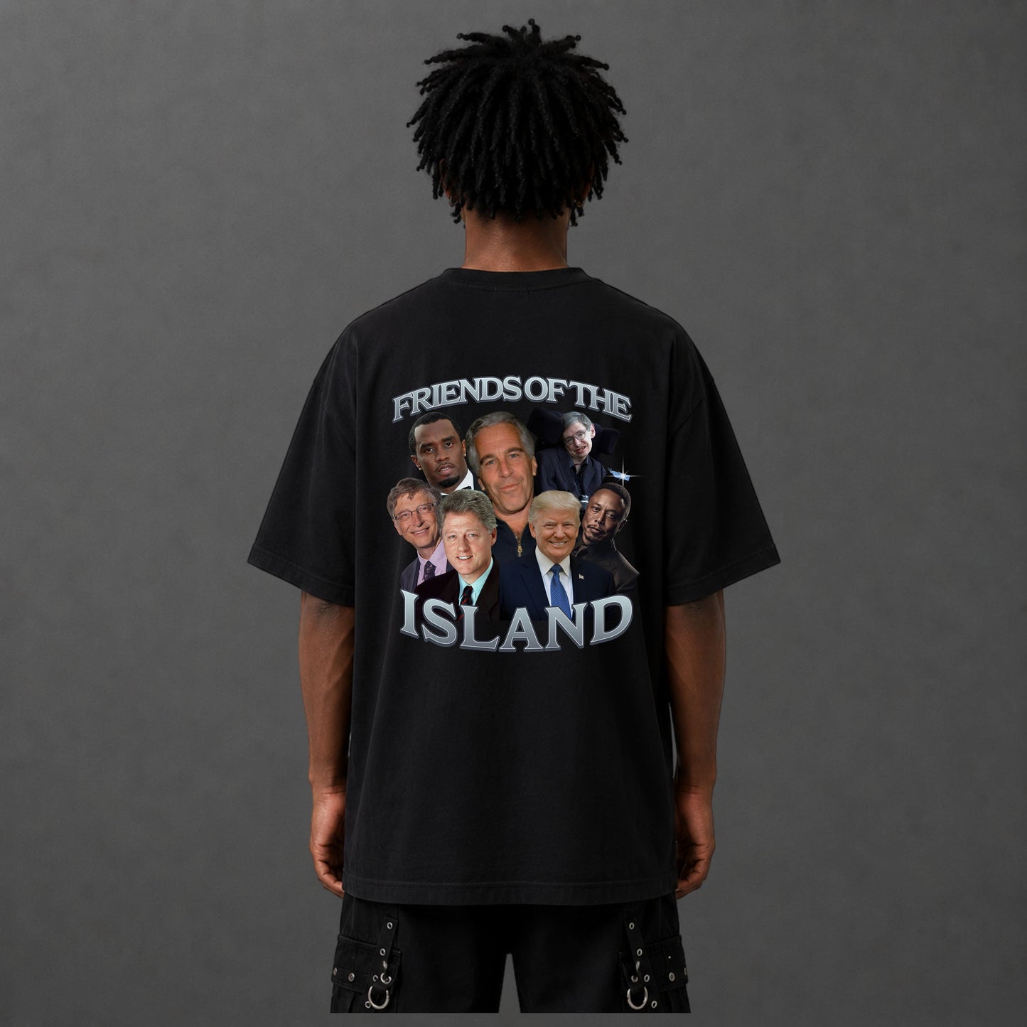 Camiseta Oversized Jeffrey Epstein