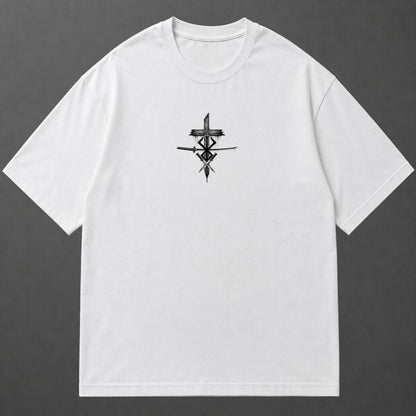 Camiseta Oversized Jesus Entre Guerreiros