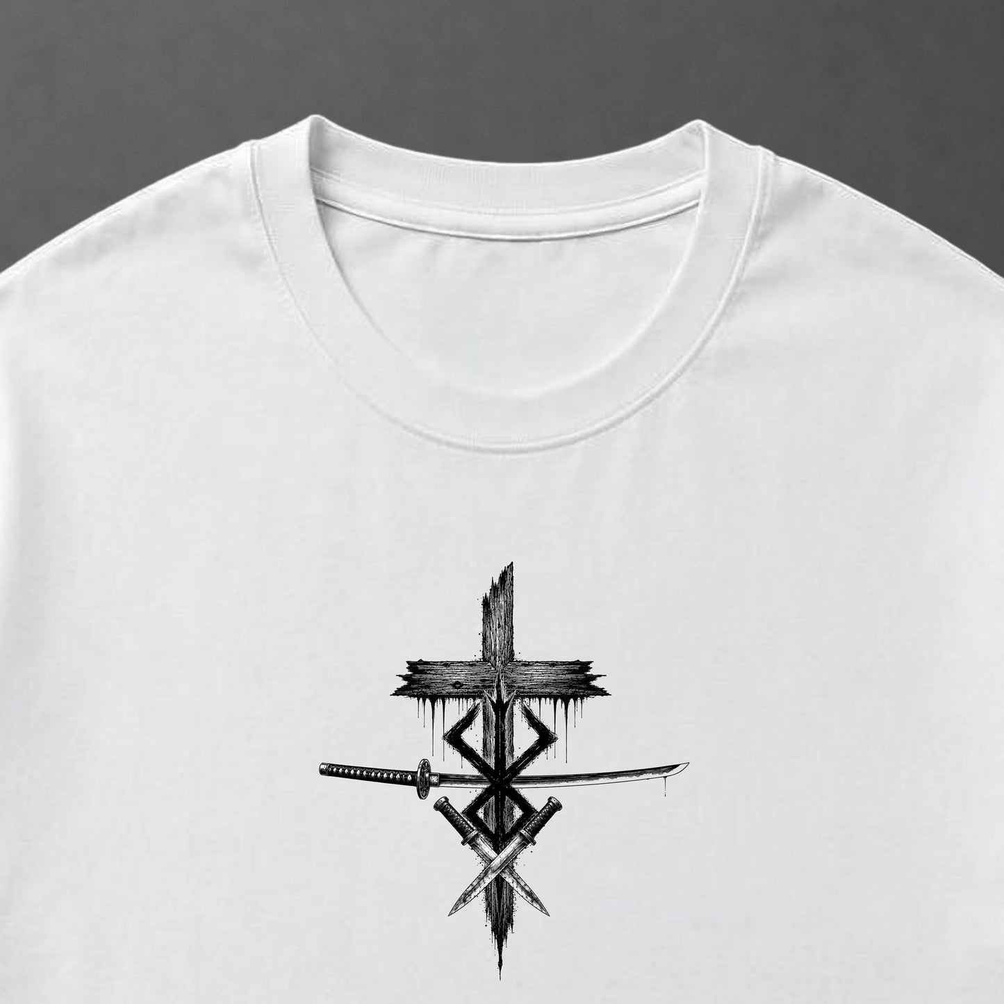 Camiseta Oversized Jesus Entre Guerreiros