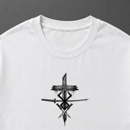 Camiseta Oversized Jesus Entre Guerreiros