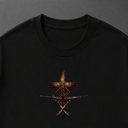Camiseta Oversized Jesus Entre Guerreiros