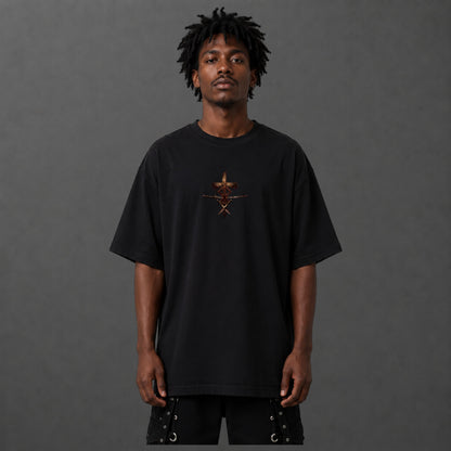 Camiseta Oversized Jesus Entre Guerreiros