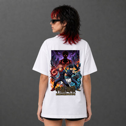 Camiseta Oversized Jujutsu Kaisen