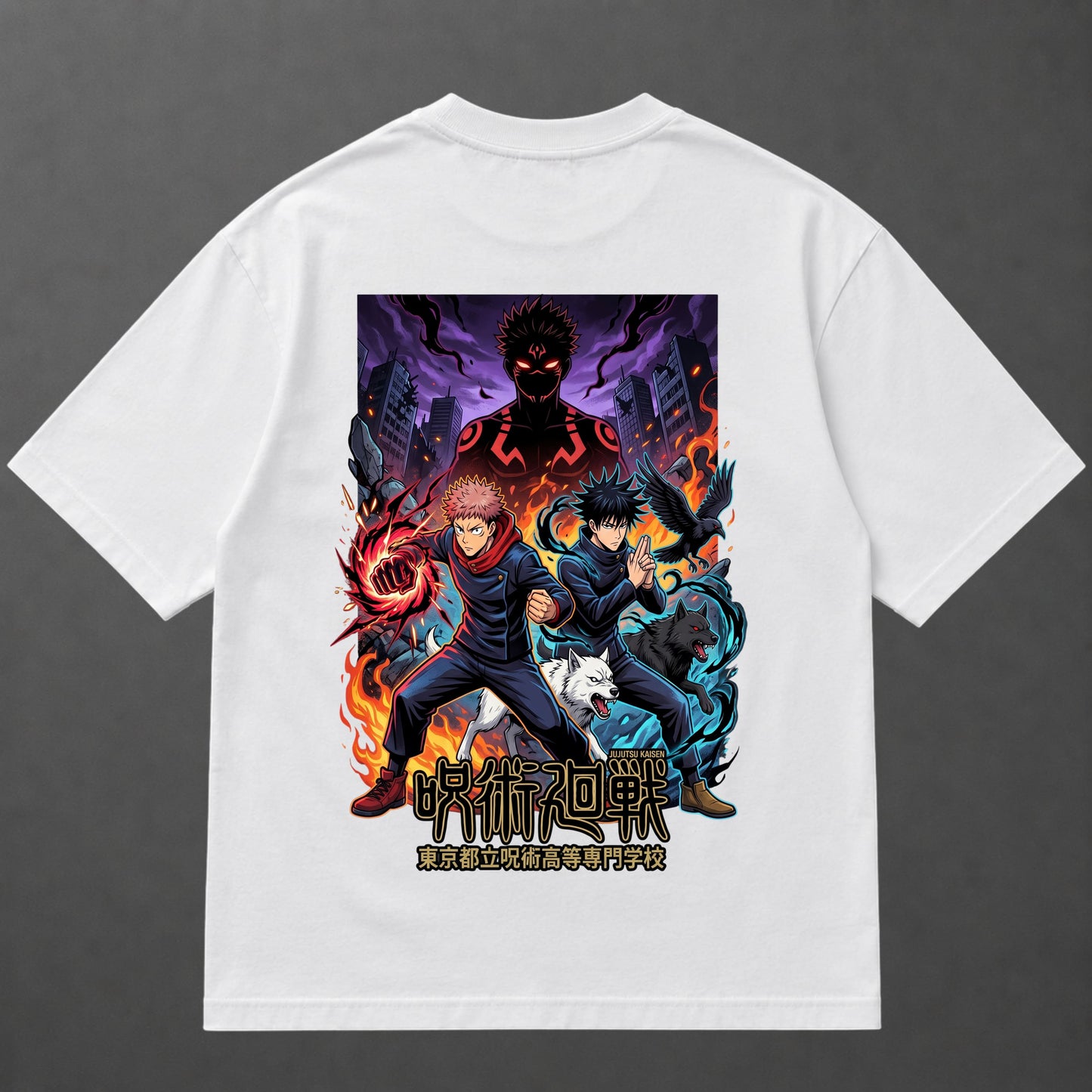 Camiseta Oversized Jujutsu Kaisen