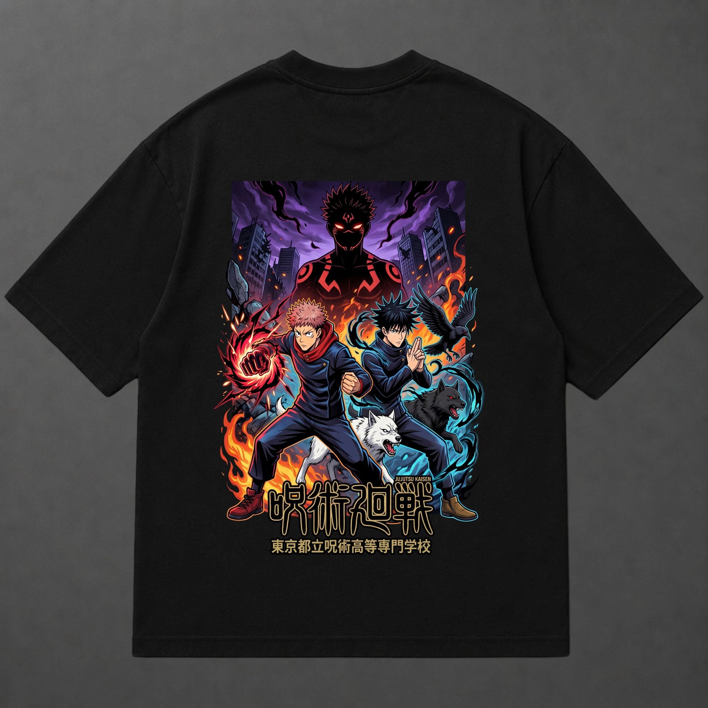 Camiseta Oversized Jujutsu Kaisen