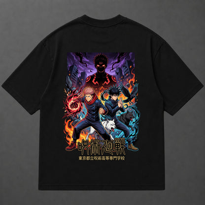 Camiseta Oversized Jujutsu Kaisen