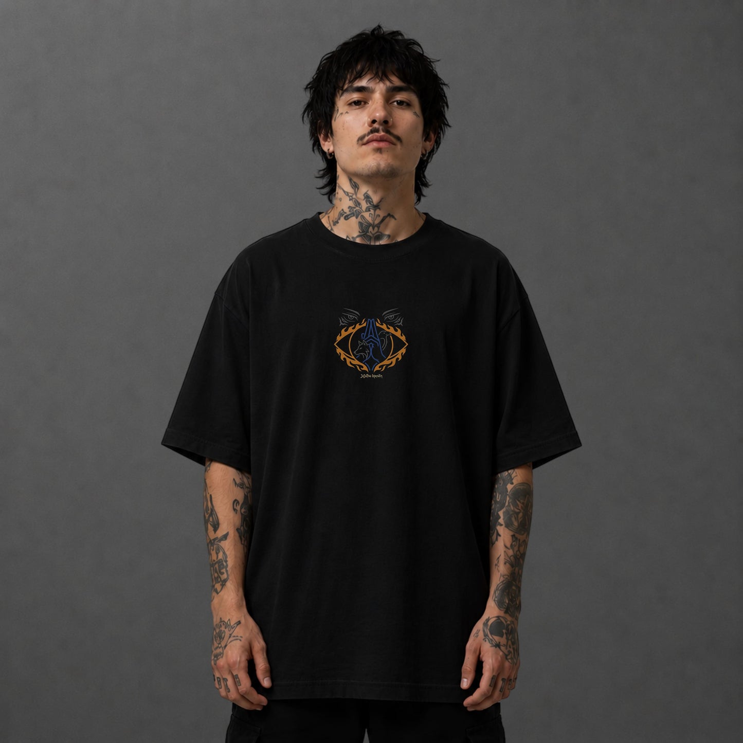 Camiseta Oversized Jujutsu Kaisen
