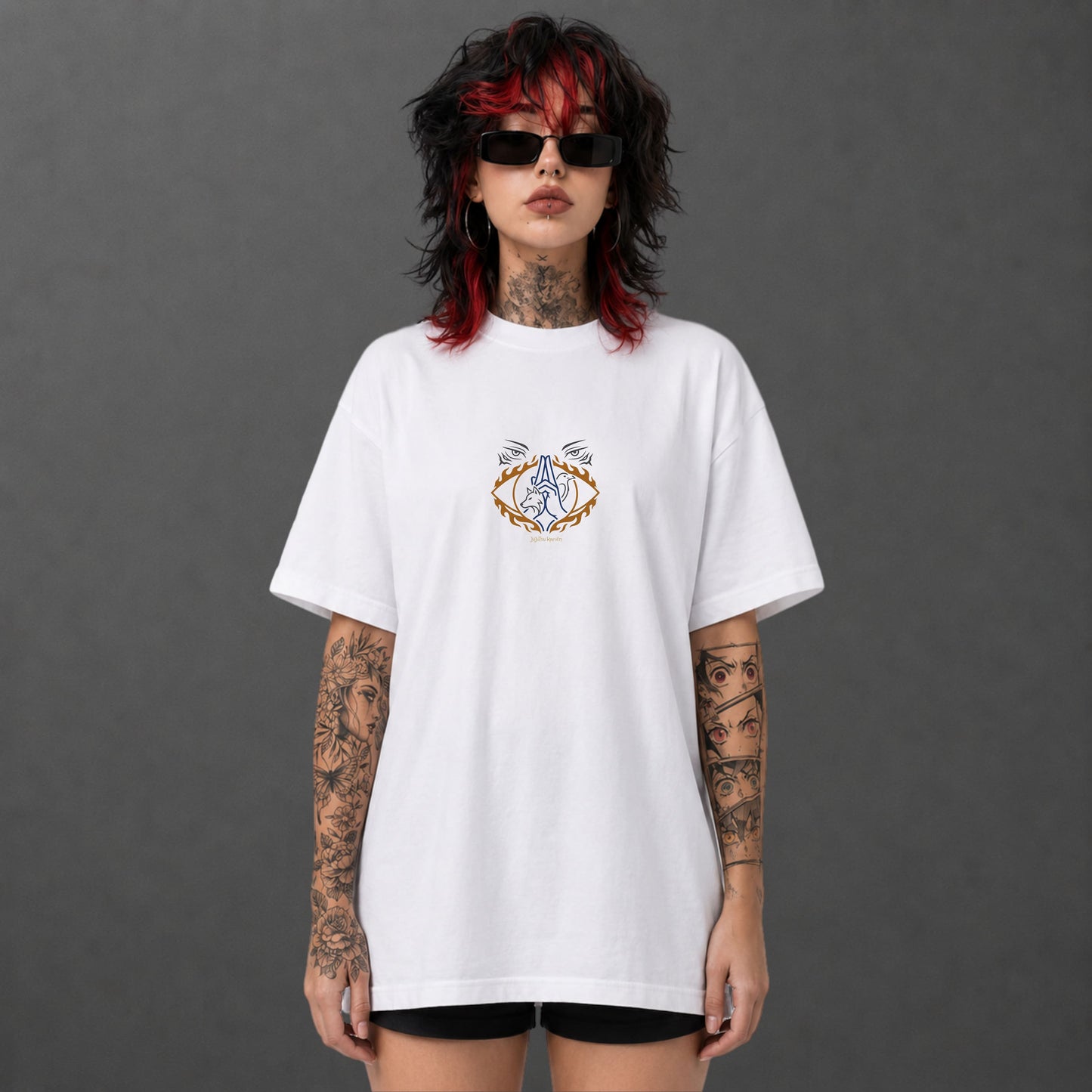 Camiseta Oversized Jujutsu Kaisen