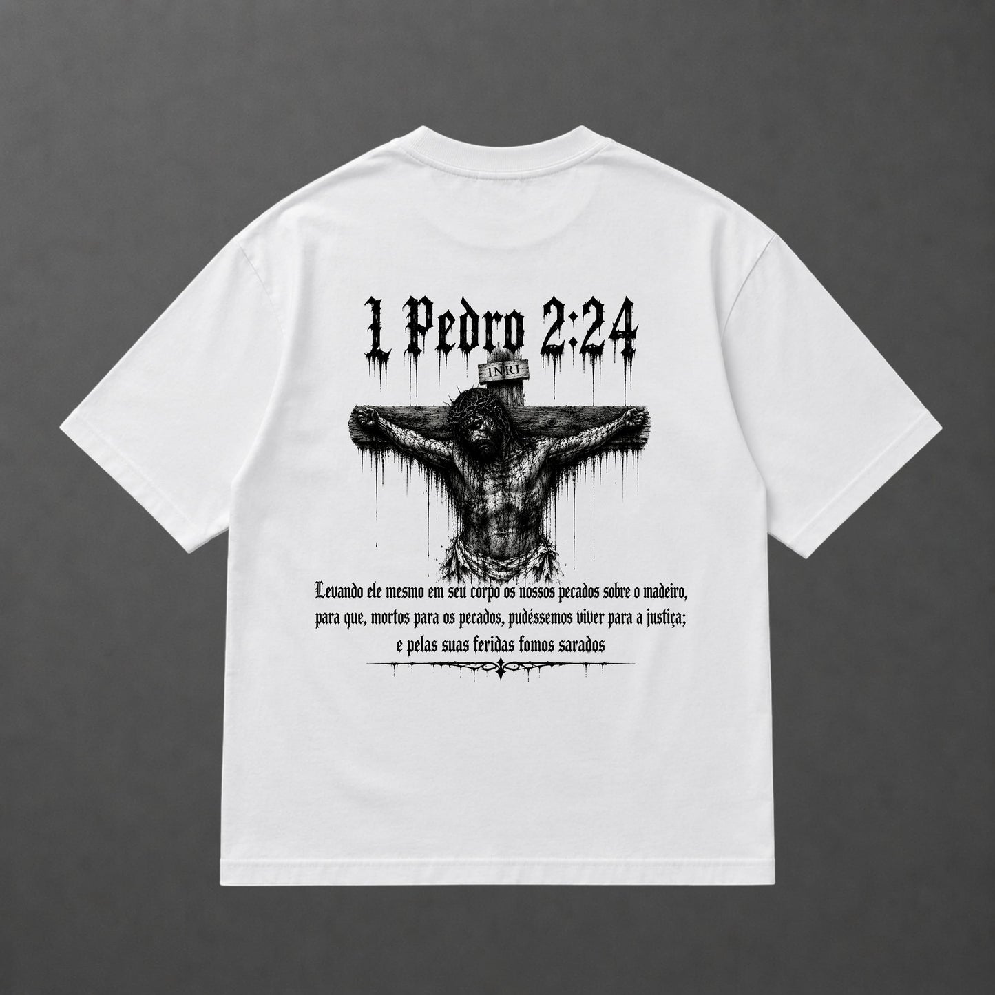Camiseta Oversized Jesus Crucificado
