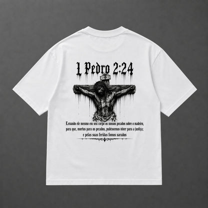 Camiseta Oversized Jesus Crucificado
