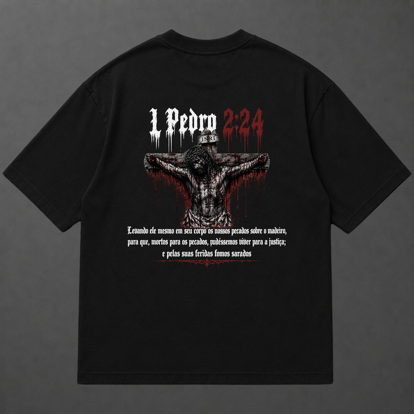 Camiseta Oversized Jesus Crucificado