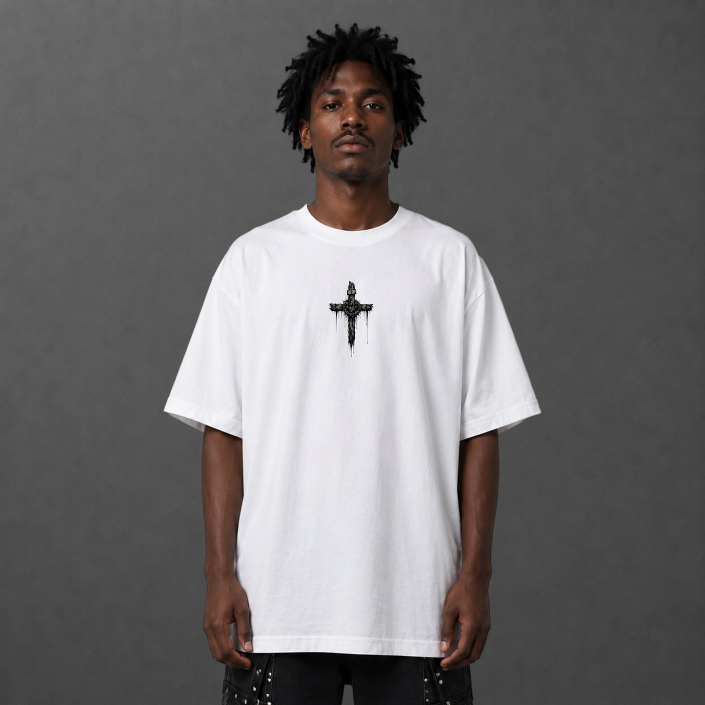 Camiseta Oversized Jesus Crucificado