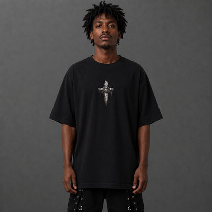 Camiseta Oversized Jesus Crucificado
