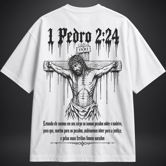 Camiseta Oversized Jesus Crucificado